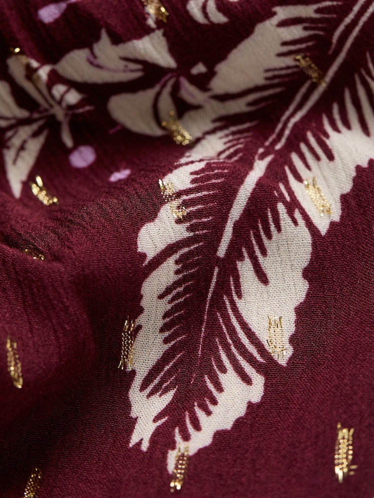 FatFace Azalea Claret Floral Print Jumpsuit - Image 16 of 16