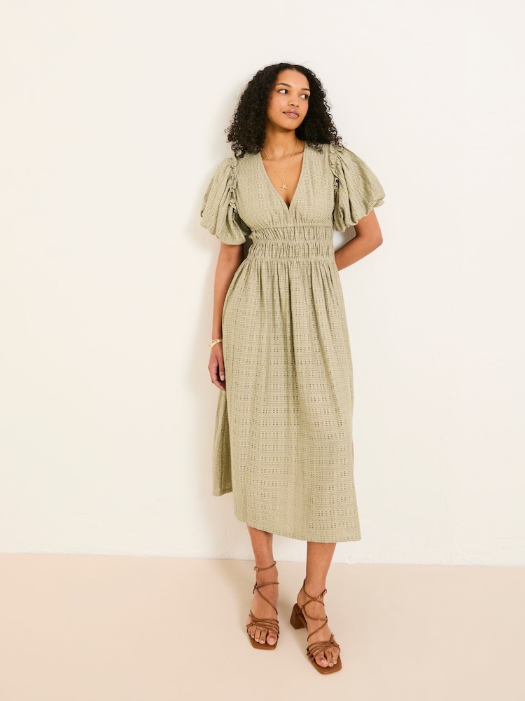 slim fit dress slacks Flattering A-Line Maxi Chiffon Sage Green Plus Size Bridesmaid Elegance COCOMELODY CB0732, Lake Blue main image 0