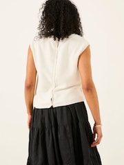 FatFace Clover Ivory Crochet Top - Image 2 of 8