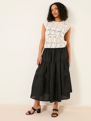 FatFace Clover Ivory Crochet Top - Image 4 of 8