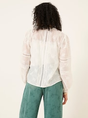 FatFace Jasmine Ivory Decorative Blouse - Image 2 of 14