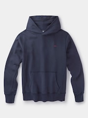 Aubin Blue Coe Heavyweight 100% Cotton Hoodie - Image 6 of 6