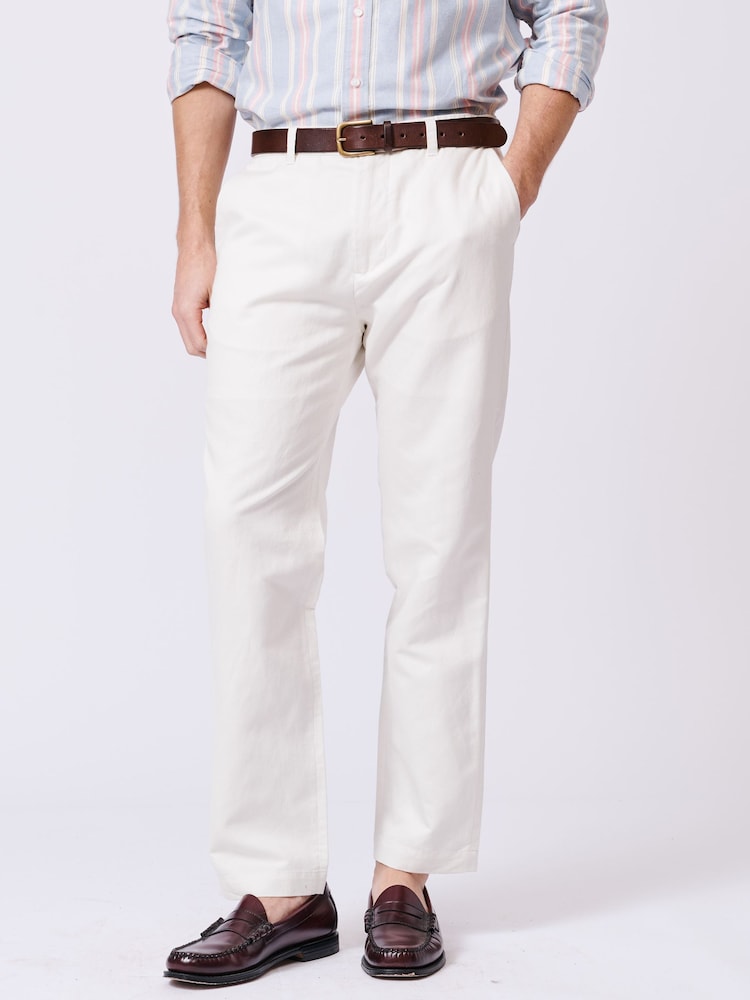 Aubin Owsten White Trousers - Image 1 of 6