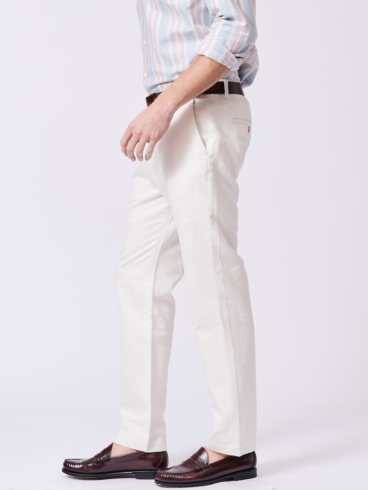 Aubin Owsten White Trousers - Image 3 of 6