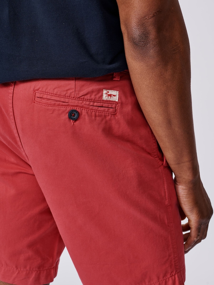 Aubin Blue Stamford 100% Cotton Chino Shorts - Image 2 of 4