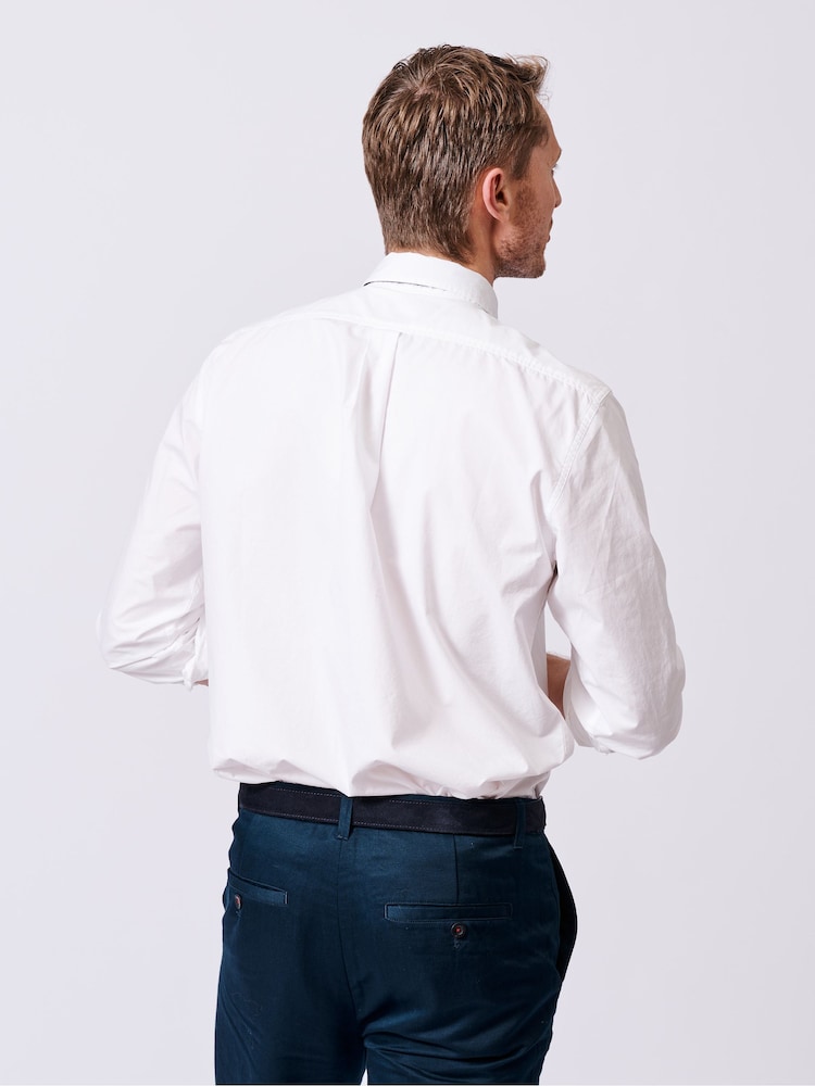 Aubin 100% Cotton Radstone Button Down White Shirt - Image 2 of 5