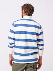 Blau - Aubin 100% Cotton Irnham Rugby Shirt - Bild 2 von 6