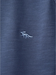 Aubin Blue Garsdale Slub Crew Sweatshirt - Image 6 of 6