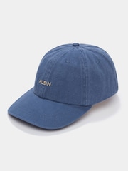 Aubin Blue 100% Cotton Strubby Cap - Image 1 of 3