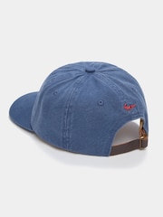 Aubin Blue 100% Cotton Strubby Cap - Image 2 of 3