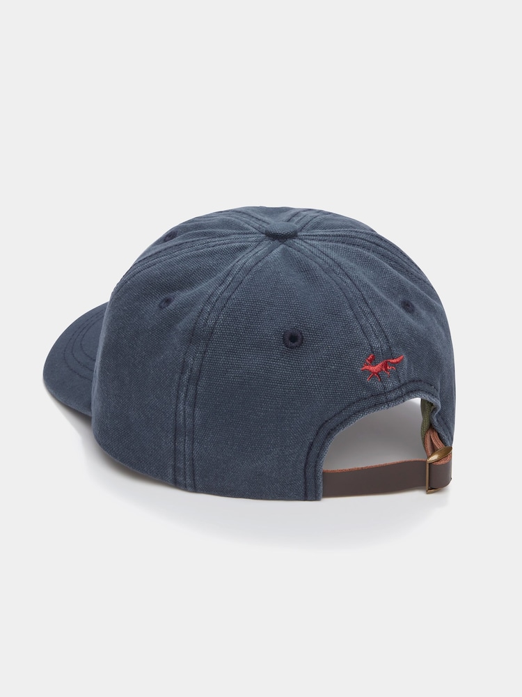 Aubin Navy 100% Cotton Strubby Cap - Imagen 2 de 3