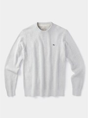 Aubin Blue Holywell Pique Crew Neck 100% Organic Cotton Jumper - Image 5 of 6