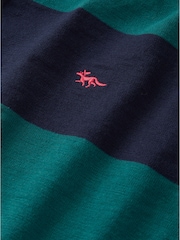 Aubin Blue 100% Cotton Irnham Rugby Shirt - Image 7 of 7