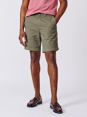 Aubin Blue Stamford 100% Cotton Chino Shorts - Image 1 of 5