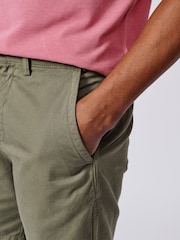 Aubin Blue Stamford 100% Cotton Chino Shorts - Image 3 of 5