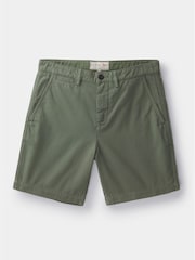 Aubin Blue Stamford 100% Cotton Chino Shorts - Image 5 of 5