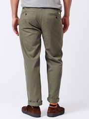 Aubin Green Ormsby Selvedge 100% Cotton Chinos - Image 2 of 6