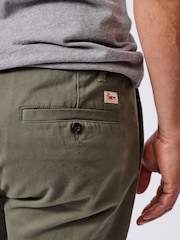 Aubin Green Ormsby Selvedge 100% Cotton Chinos - Image 4 of 6