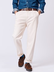 Blanco - Pantalones con orillo Cleverton de Aubin - Imagen 1 de 8