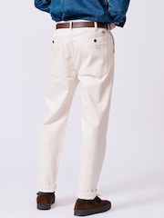 Blanco - Pantalones con orillo Cleverton de Aubin - Imagen 2 de 8