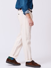 Blanco - Pantalones con orillo Cleverton de Aubin - Imagen 4 de 8