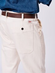 Blanco - Pantalones con orillo Cleverton de Aubin - Imagen 5 de 8