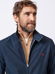 Aubin Blue Authorpe Harrington Jacket - Image 5 of 7