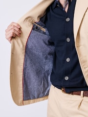 Aubin Blue Mareham Patch Pocket Blazer - Image 5 of 7
