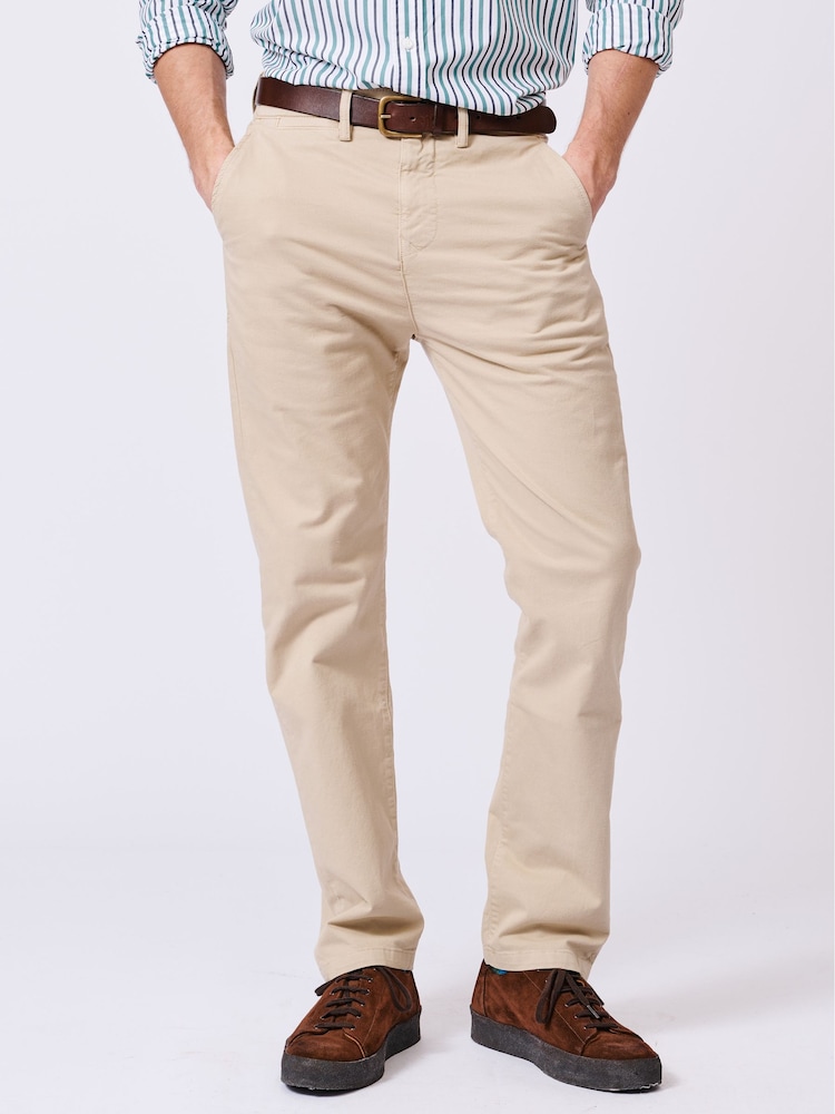 Aubin Witham Stretch Chino Trousers - Image 1 of 5 Aubin Witham Stretch Chino Trousers - Image 1 of 5
