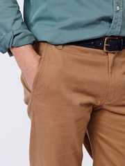 Aubin Green Ormsby Selvedge 100% Cotton Chinos - Image 3 of 5