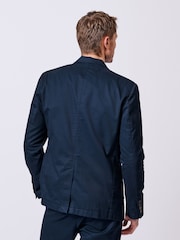 Aubin Blue Mareham Patch Pocket Blazer - Image 2 of 8