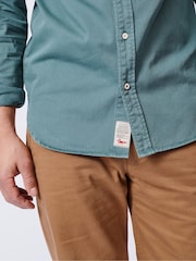 Aubin Blue Rigsby 100% Cotton Shirt - Image 4 of 6