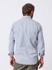 Aubin Blue Rigsby 100% Cotton Shirt - Image 2 of 6