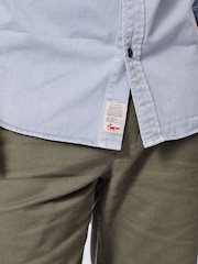 Aubin Blue Rigsby 100% Cotton Shirt - Image 4 of 6