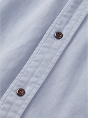 Aubin Blue Rigsby 100% Cotton Shirt - Image 5 of 6