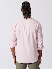 Aubin Blue Grainsby Linen Cotton Shirt - Image 3 of 5