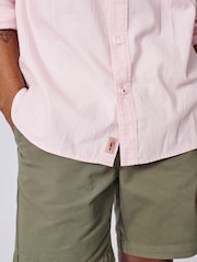 Aubin Blue Grainsby Linen Cotton Shirt - Image 4 of 5
