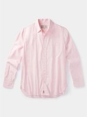 Aubin Blue Grainsby Linen Cotton Shirt - Image 5 of 5