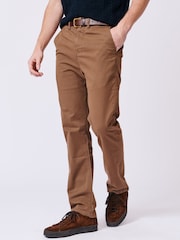 Aubin Blue Witham Stretch Chinos - Image 3 of 6