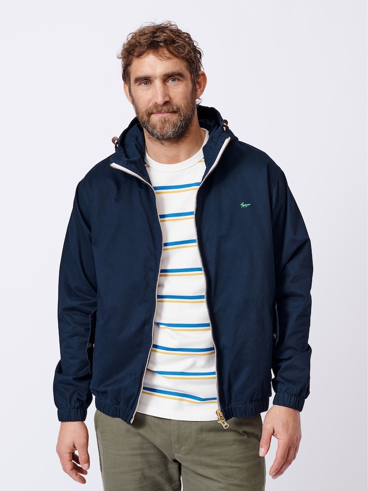 Aubin Blue Kirkmond 100% Cotton Windcheater - Image 1 of 9
