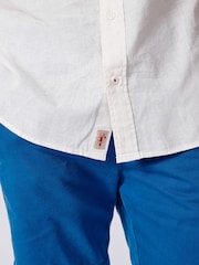 Aubin Fulstow Linen Cotton White Shirt - Image 4 of 5