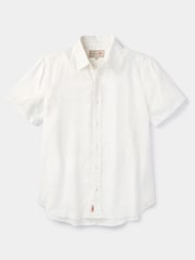 Aubin Fulstow Linen Cotton White Shirt - Image 5 of 5