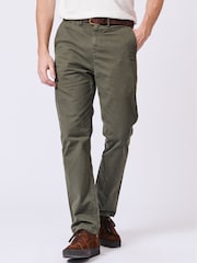 Aubin Blue Witham Stretch Chinos - Image 1 of 5