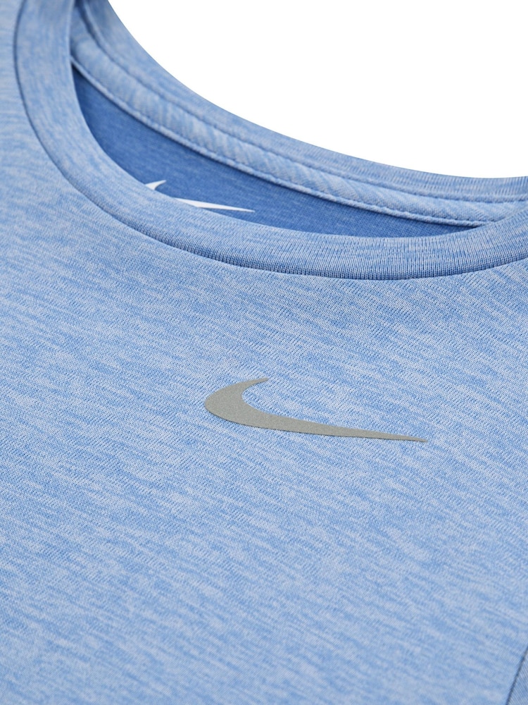 Nike Blue Little Kids DriFIT Shorts and T-Shirt Set - Image 3 of 5