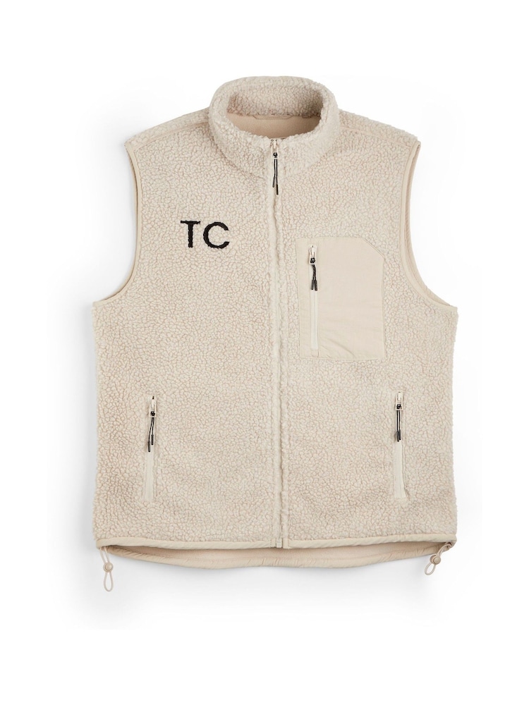 Personalised Womens Sherpa Gilets by Stitch Style - Image 1 of 4