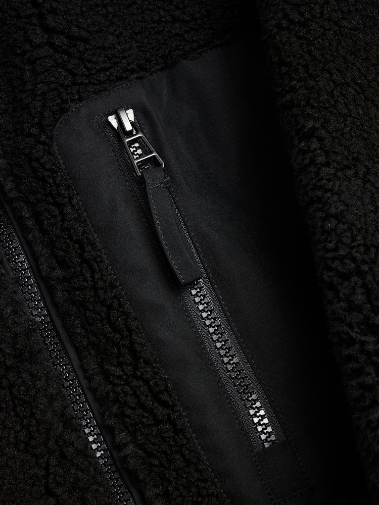 Personalised Mens Sherpa Jacket by Stitch Style - Image 6 of 6