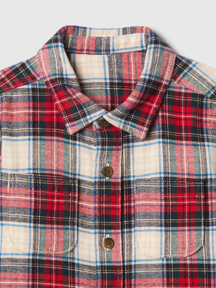 Gap Red Flannel Shirt (6mths-5yrs) - Image 3 of 3