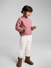 Mango Pink Knitted Jumper - Image 1 of 6