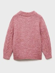 Mango Pink Knitted Jumper - Image 5 of 6