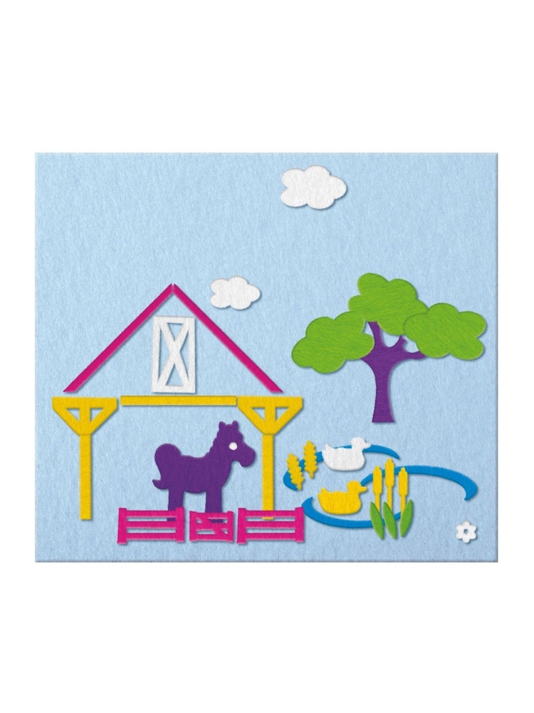 John Adams Fuzzy Felt Farm Animals Gift Set - Image 4 of 4